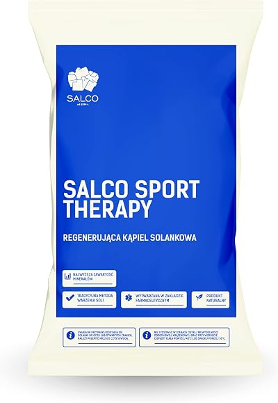 Salco Sport Therapy Regenerating Salt Bath 1kg Muscle Recovery Fatigue Relief