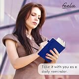 feela A5 Hardcover Notebooks 3 Pack with 3 Black Gel Pens Navy 128 Pages view 6