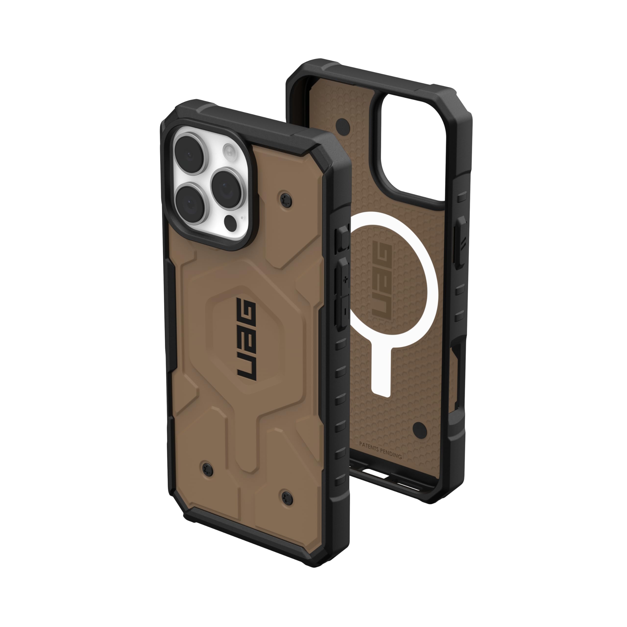 URBAN ARMOR GEAR UAG Designed for iPhone 16 Pro Max Case 6.9" Pathfinder - Compatible with MagSafe Charging Rugged Shockproof Anti-Slip Military Grade Protective Cover, Dark Earth