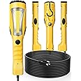 DEWENWILS 25ft COB LED Work Light, 1200LM LED Trouble Light, Extra Long Handheld Corded Work Lights with Strong Magnet, Swivel Hook, ETL Listed