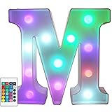 Pooqla Colorful LED Marquee Letter Lights with