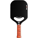 CPX Pro Carbon Fiber Pickleball Paddle - Professional Grade, Matte Finish, Honeycomb Core, Tennis Style Grip - Edgeless Paddle Designed in Chicago, USA