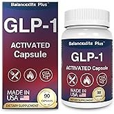 Balancexlite Plus GLP-1 Supplement Support, GLP Activated Natural Formula, GLP-1 metabolic Supplement,Curb Cravings & Support Metabolic Health