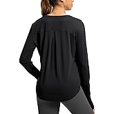 Soothfeel Long Sleeve Workout Tops for Women Lightweight Athletic Running Gym Active Shirts UPF 50+ Quick Dry Hiking Tops