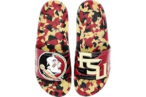 HYPE CO Hype NCAA Team Graphic and Color Unisex Quick Dry Slydr Sandal