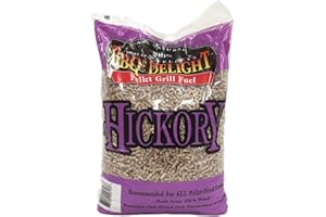 BBQ'RS DELIGHT Hickory Flavor BBQR's Delight Smoking BBQ Pellets 20 Pounds