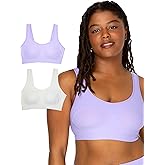 Fruit of The Loom Women's 2-Pack Full Coverage Wireless Bra w/ Built In Pads - All Day Comfort