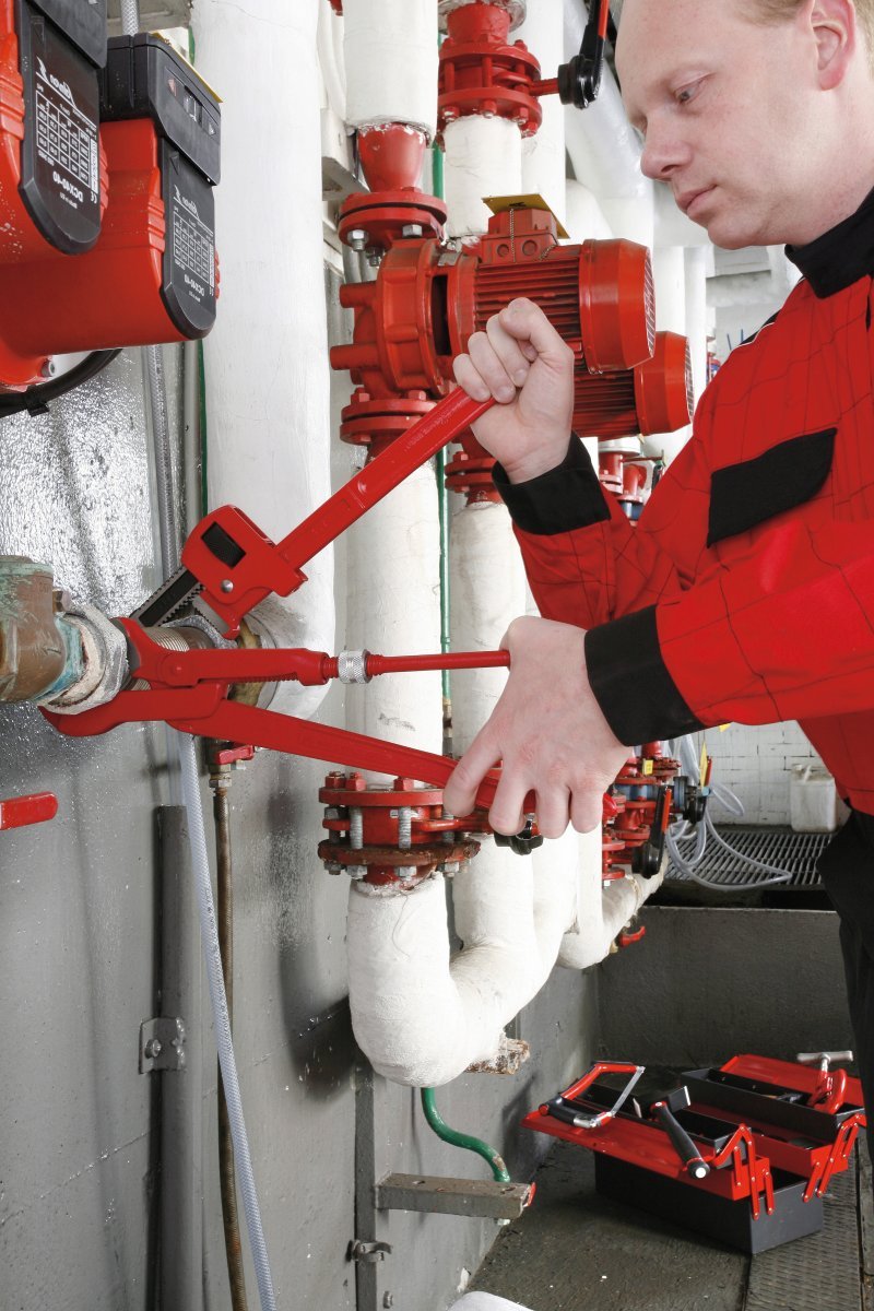 FACOM Rohrzange ZollStillson Zoll-model, Länge 200 mm, Spannbereich 27 mm, 1 Stück, 131A.8 2