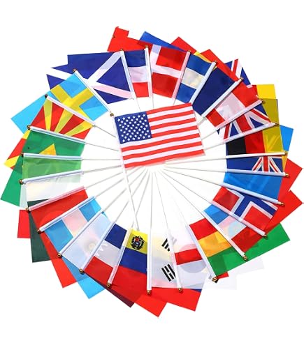 World Flags Printable Juvale 72-Pack Country Flags - International ...