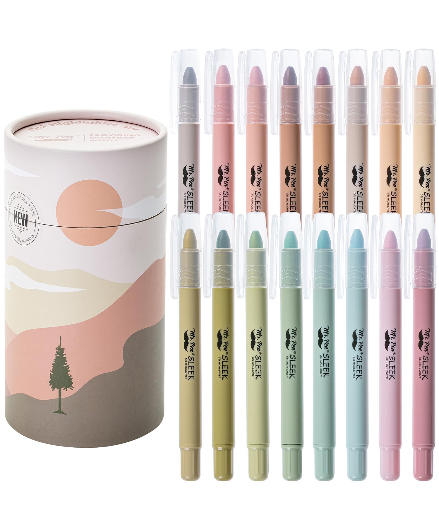 Photo 1 of Mr. Pen- Gel Highlighter Set, 16 Pack, Assorted Colors, Bible Highlighters No Bleed Gift Set, No Bleed Highlighters