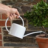 CKB LTD Small 1.1L Indoor Watering Can Chalk White Galvanised Steel view 5
