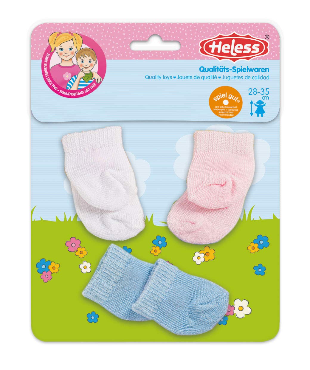 Heless 773Heless Socks for Small Doll (3 Pair)