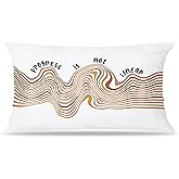 FITIE Mental Health Pillow Covers 12x20, Progress is not Linear Decorative Lumbar Throw Pillow Covers, Mental Health Office Decor, School Counselor Therapist Office Decor