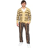 The Dude Lebowski Bowling Movie Character Cardigan Sweater and Lounge Pants Halloween Costume Set