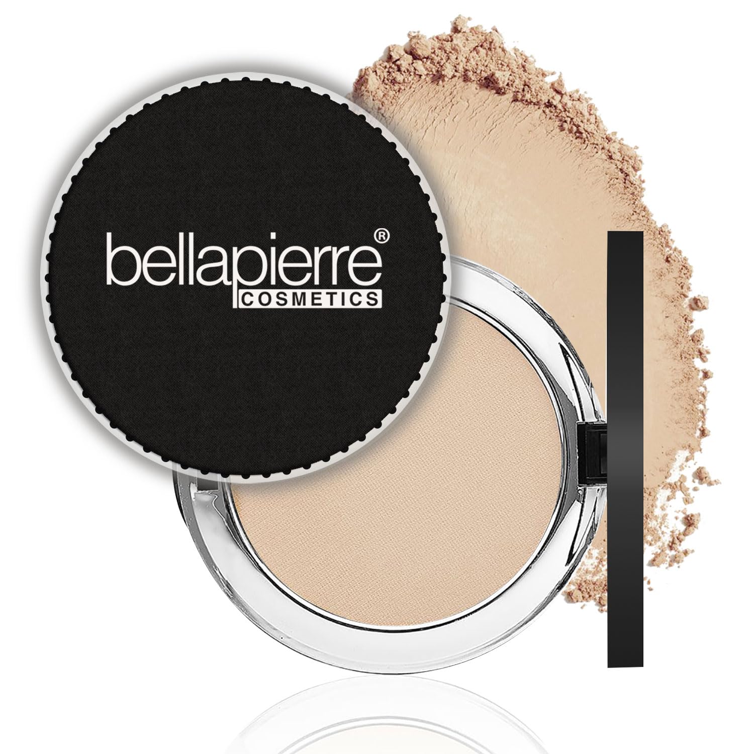 Bellapierre Compact Mineral Foundation SPF 15 – Pressed Powder Makeup Base, Concealer & Setting Powder in One, Lightweight Mineral Formula, Talc-Free, Paraben-Free, Cruelty-Free – 0.35 oz- Ivory