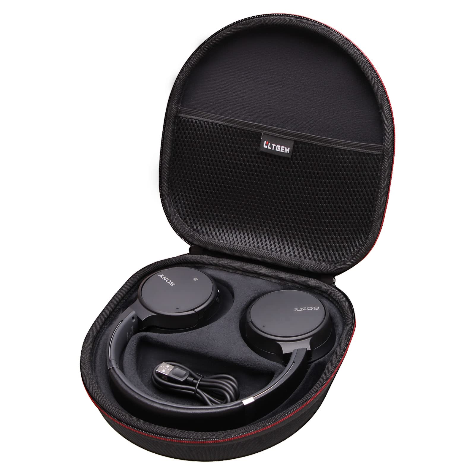 Photo 1 of LTGEM Case Compatible with Sony WH-CH720N / WH-CH520 / WHCH710N / WH-CH510 Noise Canceling Headphones Over The Ear Headset, Black