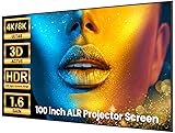 BIGASUO 100 inch ALR Projector Screen, 1.6 Gain