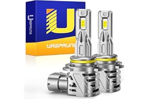 Ursprung 9012/HIR2 Bulb, 24000 Lumens 700% High Brightness Plug-N-Play, Direct Installation Fog Light Bulbs, 1:1 Halogen Replacement Cooling Fan, Pack of 2
