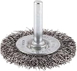 Bosch 1x PRO Steel Longlife Wire Wheel Crimped Ø50 mm for 6 mm Shank Drills view 2
