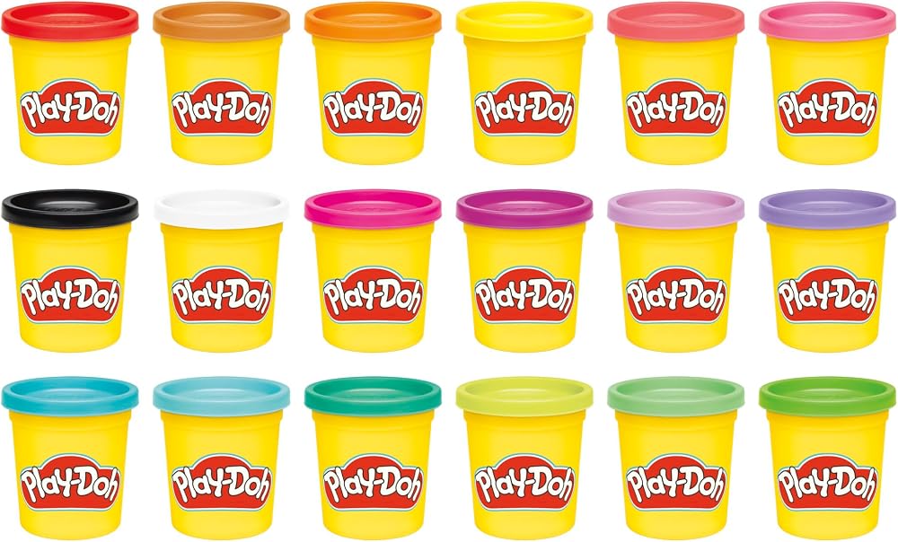Play-Doh Imagine Anything 18-Pack Non-Toxic Modelling Compound Mini Cans