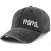 Funny Mimi Hat for Grandma, Adjustable Embroidered Cotton Best Grandmother Gifts Baseball Cap