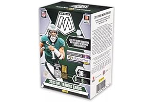 PANINI PRIZM 2023 Panini Mosaic Football Card Blaster Box - 36 Football Cards Bonus 5 Top Loader Card Sleeeves to Help Protect Your Cards