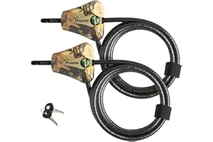 Master Lock Python Trail Camera Adjustable Camouflage Cable Locks 8418KA-2 CAMO 2-Pack