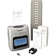 Nile Products - 4500PP Electronic Calculating Time Clock [4500PPK1], Small Business Bundle Includes: 125 Time Cards,1 Ink Ribbon, 2 Security Keys and 1 Ten Pocket Card Rack