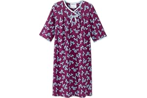 SILVERT'S ADAPTIVE CLOTHING & FOOTWEAR Silverts Women's No Peek Hospital & Home Care Gown