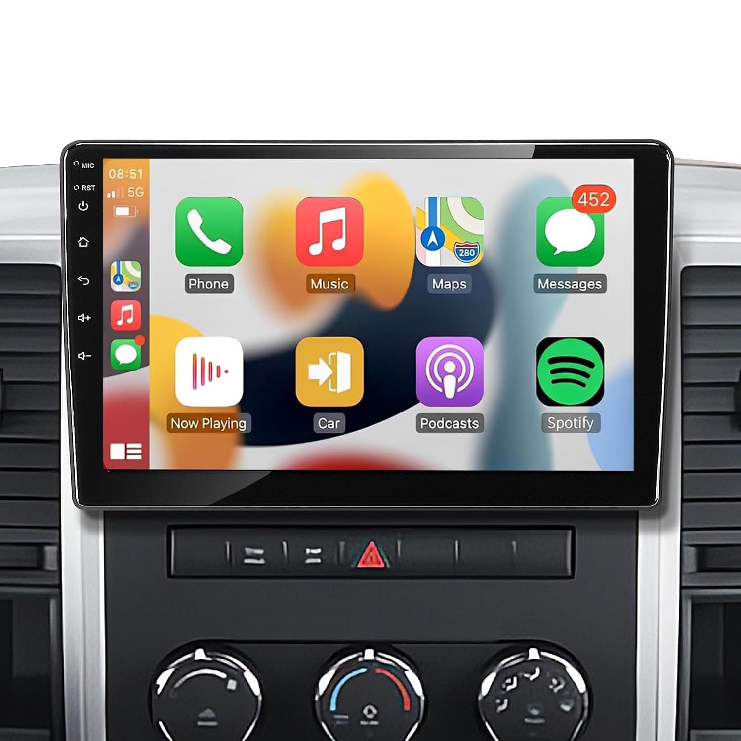 Photo 1 of **SEE NOTES*** [4+64G] 10 inch Car Radio for Dodge RAM 1500 2500 3500 2009 2010 2011 2012 with Carplay Android Auto Bluetooth Touchscreen Support Stereo GPS FM RDS SWC Rear Camera
