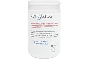 Heavy Duty Cleaning and Degreasing Tablets – Removes Grease, Oil, and Grime – Biodegradable Formula Biodegradable Formula for