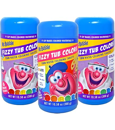 Crayola Bath Dropz Water Coloring Tablets - 60 Bath Bomb Drops For Kids, Turns Bath Time Into Fun Art Time