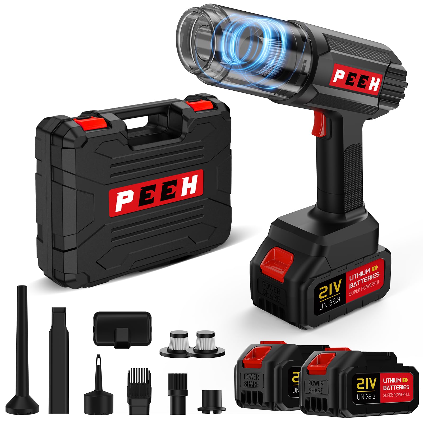 Photo 1 of ****FOR PARTS ONLY HAS BROKEN ATTACHMENT PIECES******* Handheld Vacuum for Home, Cordless Portable Vacuum Cleaner, Rechargeable with 60 Mins Max Runtime, High Power Vacuum for Car, Office, Pet Hair, Gap Cleaning