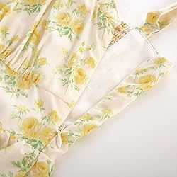 Scarlet Darkness Floral Dress for Women 2025 Spring