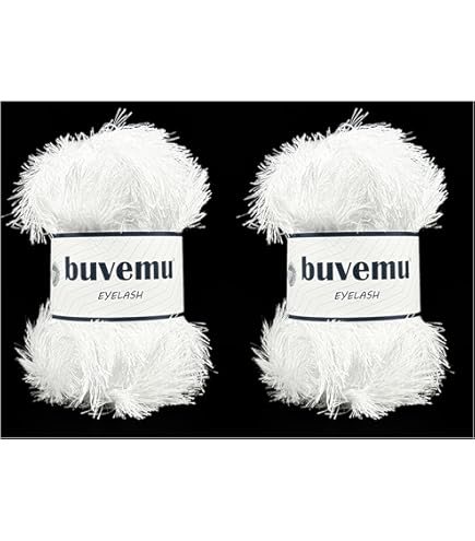 YarnArt Piuma Wimperngarn 100% Polyester - Weiches Strickgarn Für Amigurumi & Plüsch | 5mm Nadeln