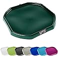 MEKA Tuff Tray for Sensory Play, Sensory Tray for Kids, Toddler Water Table, Tuff Spot Sensory Bin for Toddlers (Dark Green, Large (38" x 38"))