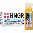 +GNGR Vitamin D Booster Cold-Pressed Ginger Shot with Turmeric, Orange, Lemon, Cayenne Pepper, Wellness Shot with Peruvian Ginger Juice, for All Natural Wellness Support (2 fl oz - 12 Pack)