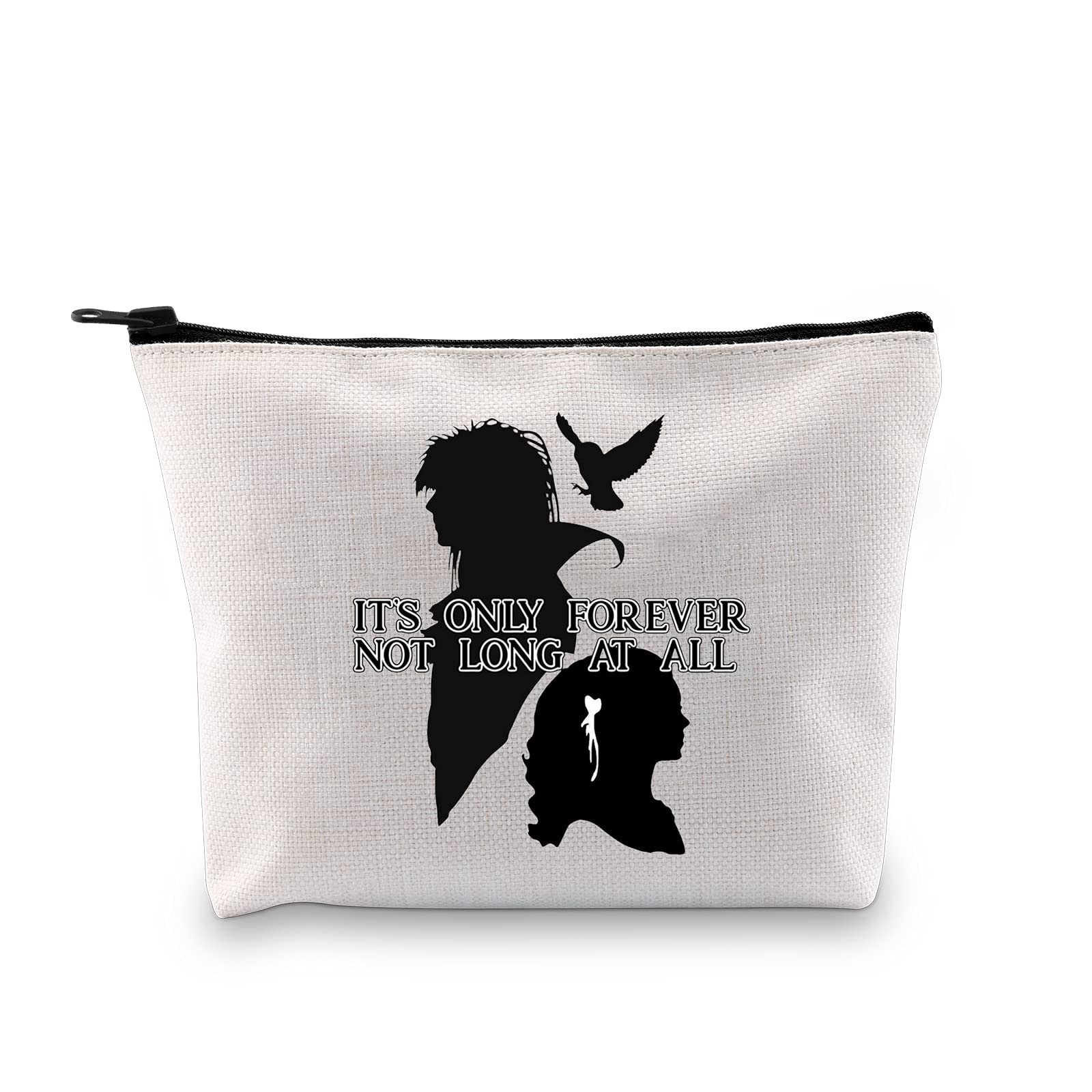 Lyrics Labyrinth Inspired Gift It’s Only Forever Not Long at All Cosmetic Bag Galentine's Gift for Fans (It’s Only Forever EU)