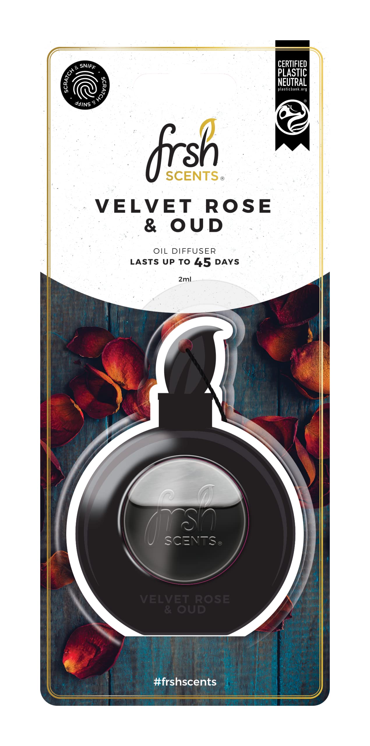 FRSH Scents FR9415 Air Freshener Velvet Rose and Oud