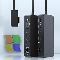 Pd9 00003 Black 12 In Microsoft Surface Dock Triple Displays
