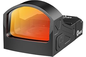 CVLIFE WolfCovert 4-Reticle Red/Green Dot Sight for RMR, 32 MOA Circle & 3 MOA Dot Motion Awake 2000G Shockproof Open Reflex 