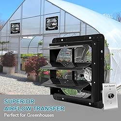 VENTISOL 12 Inch Shutter Exhaust Fan With Variable