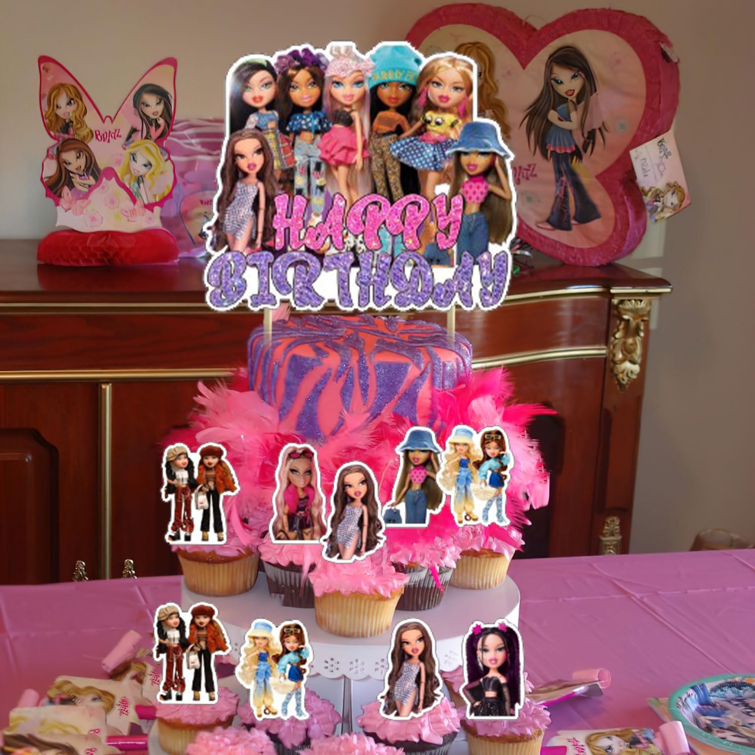 Mua Brat Girl Birthday Party Decorations,Brat Girl Theme Party Supplies