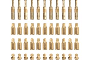40Pcs Carburetor 30Pc Main Jets+ 10Pc Slow Jets/Pilot Jet Kit for PWK Keihin OKO Carbs