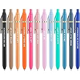 Aozora Pens Ballpoint Motivational Inspirational Gifts for Coworkers Super Smooth Writing Pens 12 Pcs Medium Point 1.0mm Cute Office School Supplies