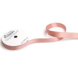 Ribbli Rose Gold Double Faced Purl Ribbon, Luxury