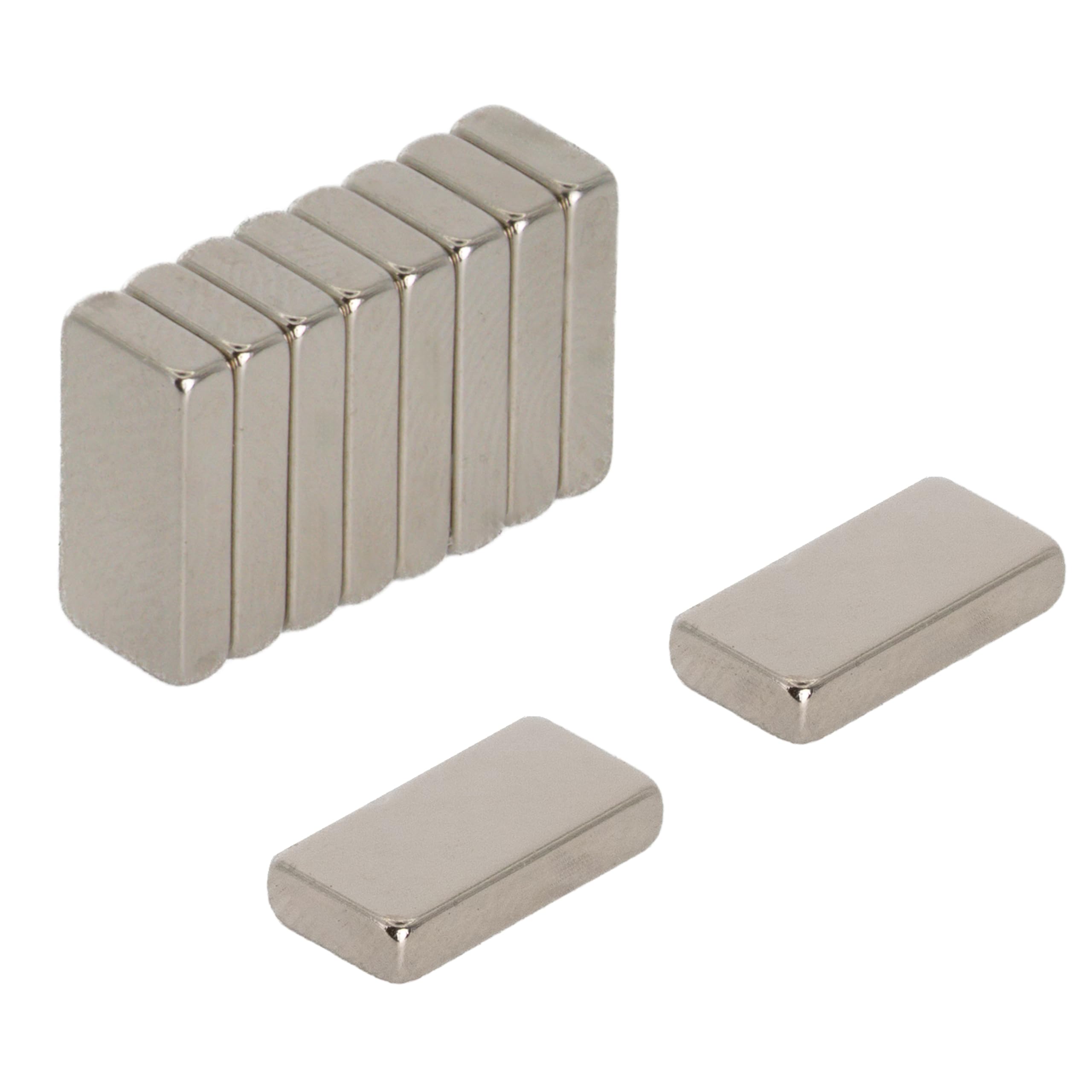 N42 Neodymium Magnets for Arts, Crafts, Model Making, DIY, Hobbies, Office and Home - 10mm x 5mm x 2mm thick - 1.1kg Pull - Pack of 10