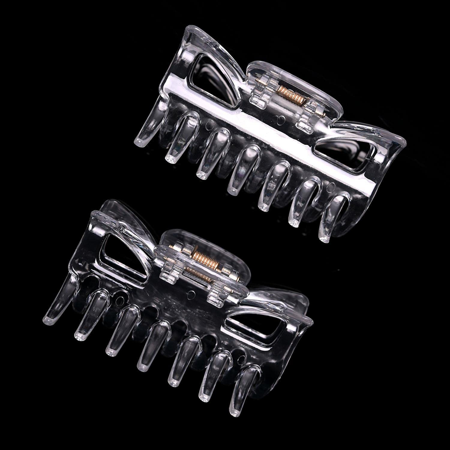 Basic Sense 3.2 Inch Large Hair Claw Clips for All Hair Types, Strong Hold Durable, 2 Pcs