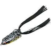 Booyah Pad Crasher Topwater Bass Fishing Hollow Body Frog Lure with Weedless Hooks