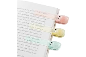 ZZWS 3pcs Automatic Bookmark Silicone, Bookmarks for Women, Book Marks for Reading Women, Cute Unique Book Markers for Reading, Reading Accessories Gifts for Book Lovers